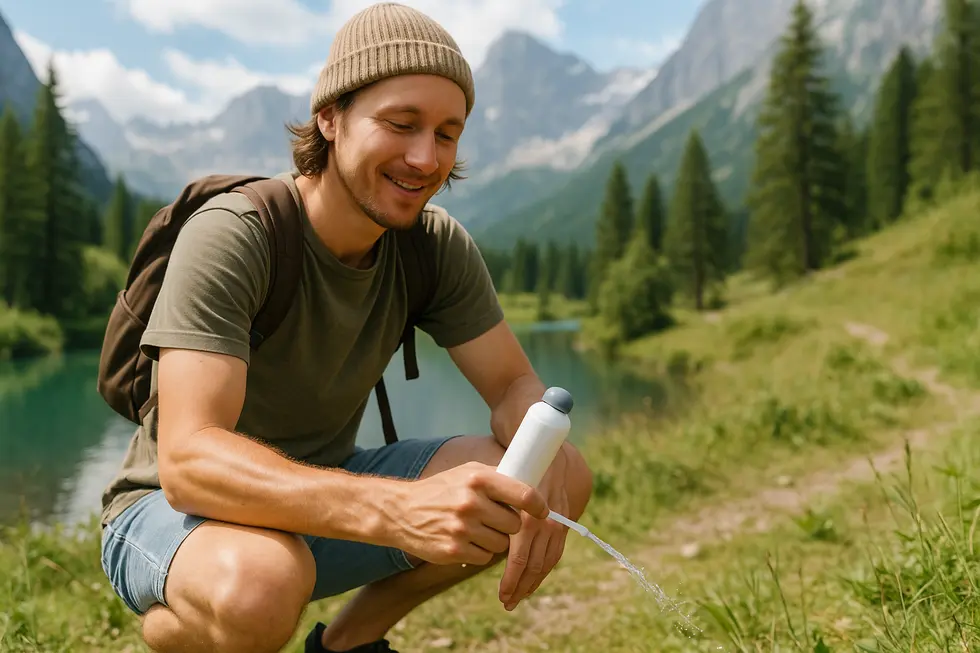 Various types of handheld portable bidets designed for different travel needs.