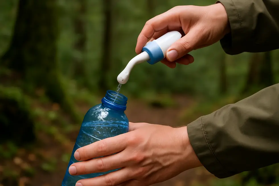 Portable bidets offer lightweight convenience and improved hygiene for backpackers.
