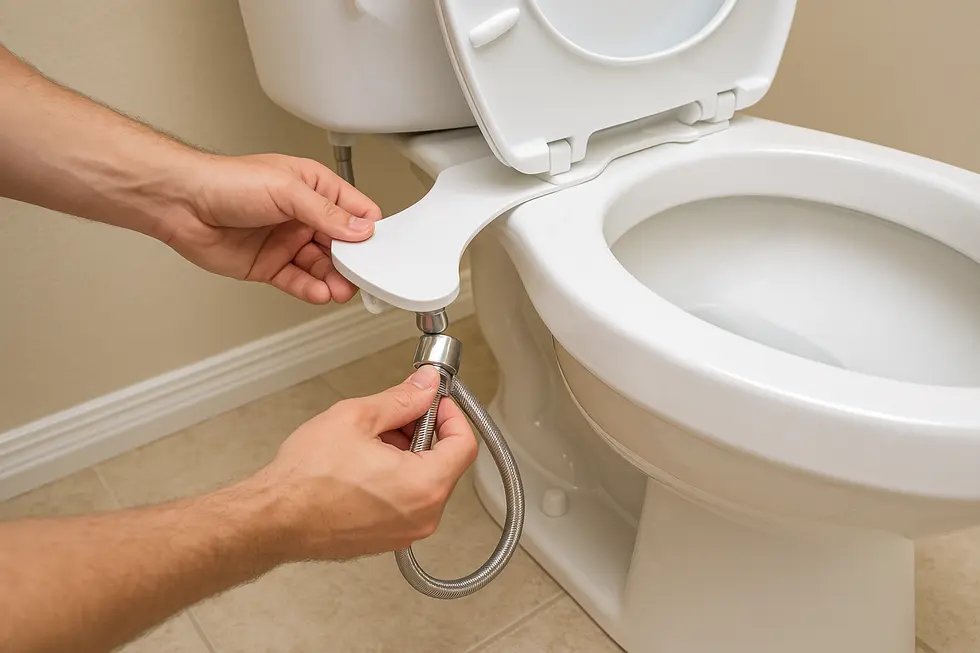 Self-cleaning bidet nozzle, a feature essential for maintaining hygiene.
