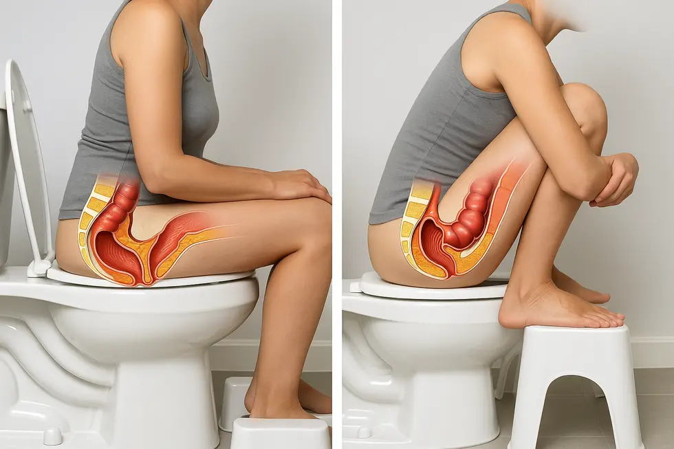 Pelvic health implications of toilet stool use.