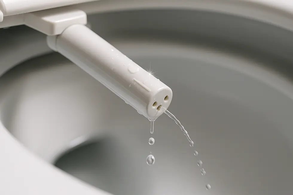 Self-cleaning bidet nozzle, a feature essential for maintaining hygiene.