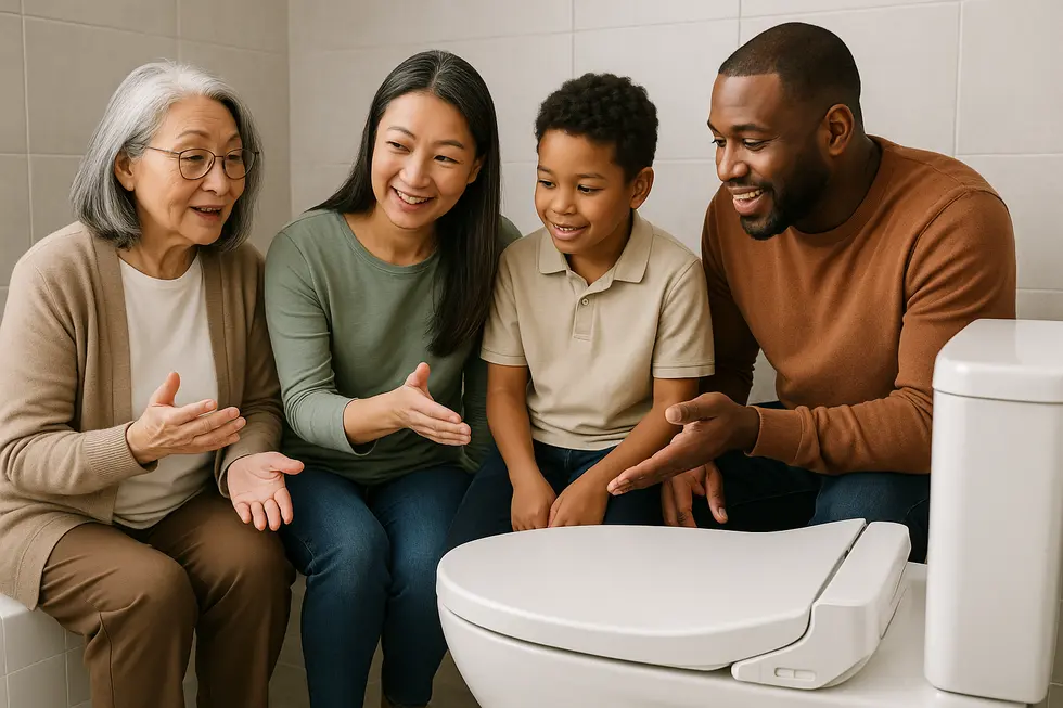 A state-of-the-art bidet toilet equipped with technological advancements.
