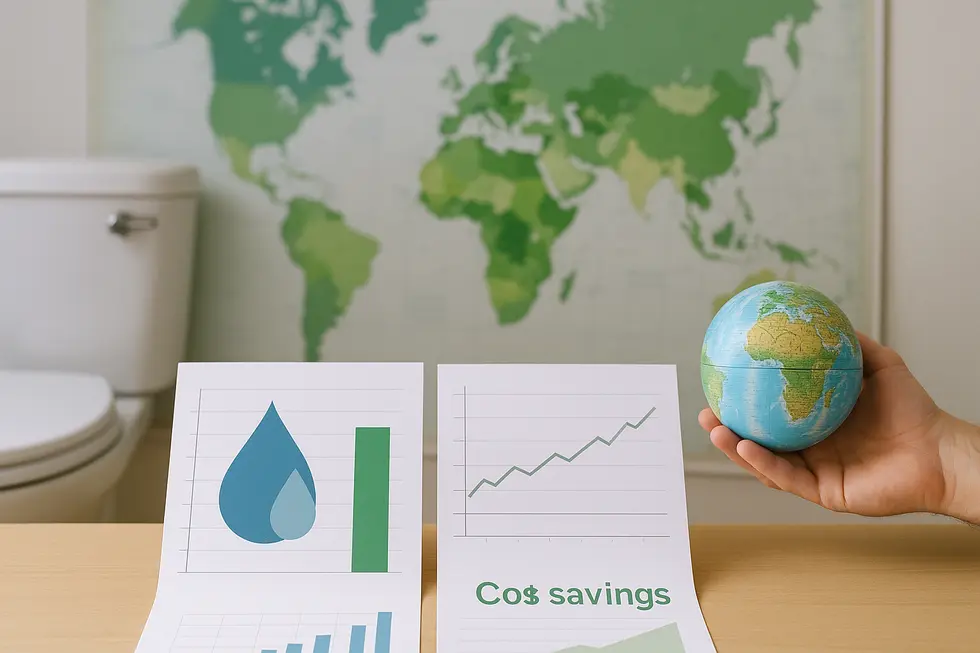 Advanced technology in water-saving bidets offers customizable settings for optimized hygiene and comfort.