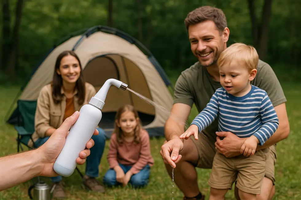The Igneous Bottle Cap Bidet is perfect for ultralight backpackers seeking hygiene with minimal weight.