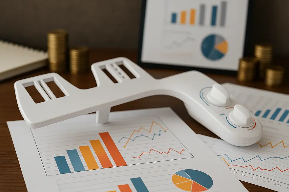 A range of bidet attachments showcasing different technological features.