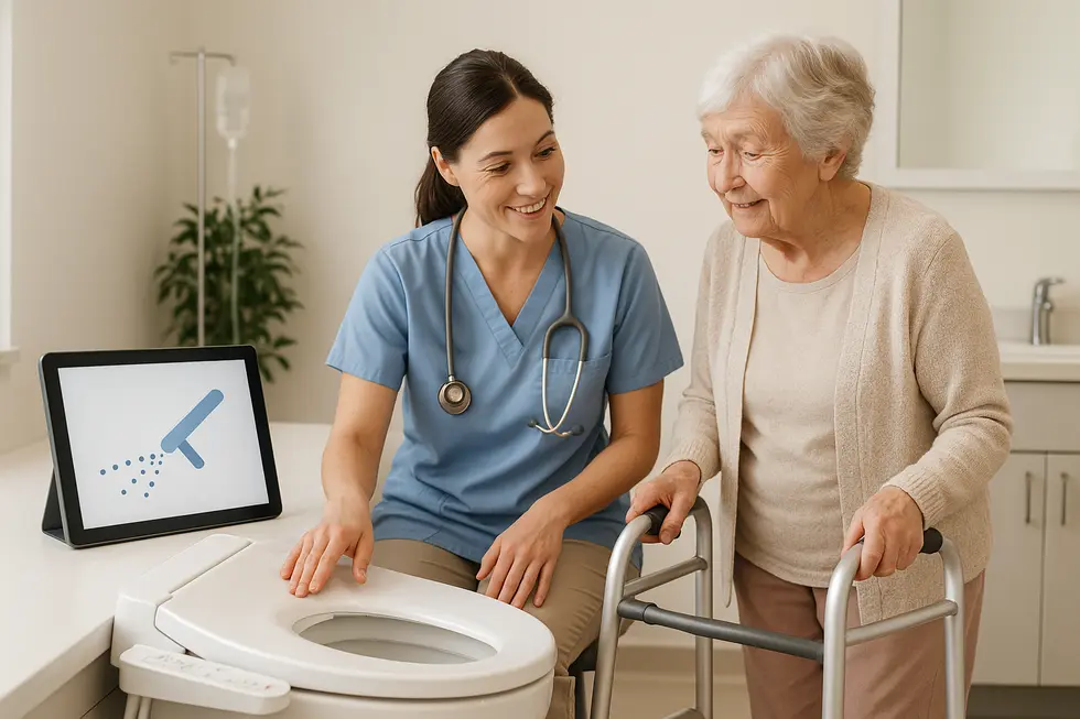Self-sanitizing nozzles and smart controls elevate bidet hygiene.