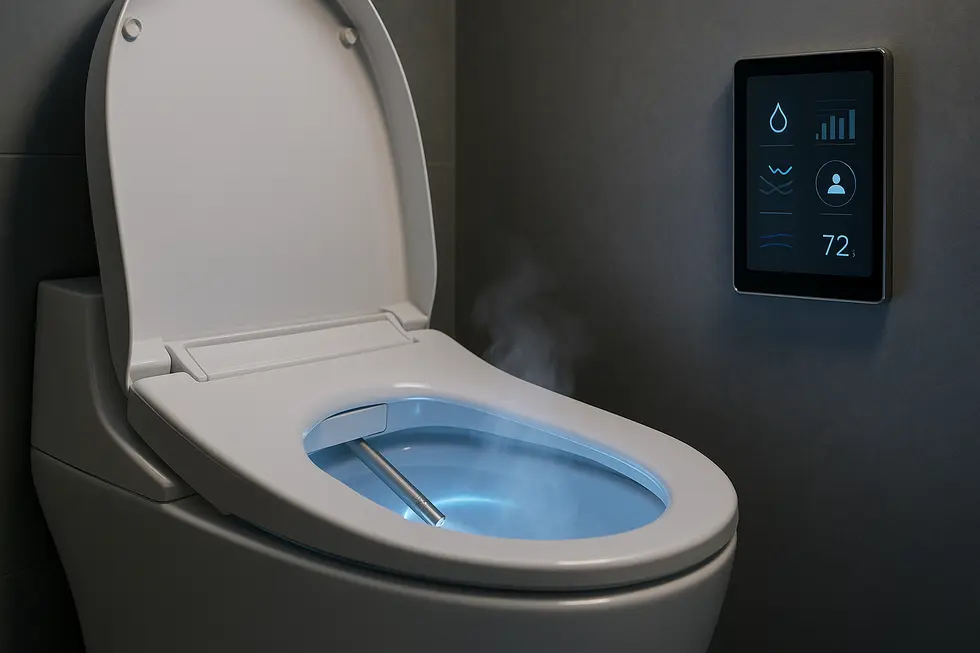 Self-sanitizing nozzles and smart controls elevate bidet hygiene.