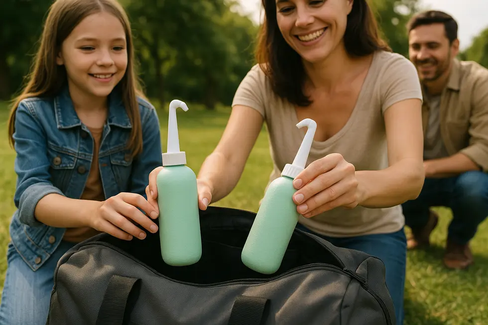 Innovative design features of modern portable bidets enhance functionality and portability.