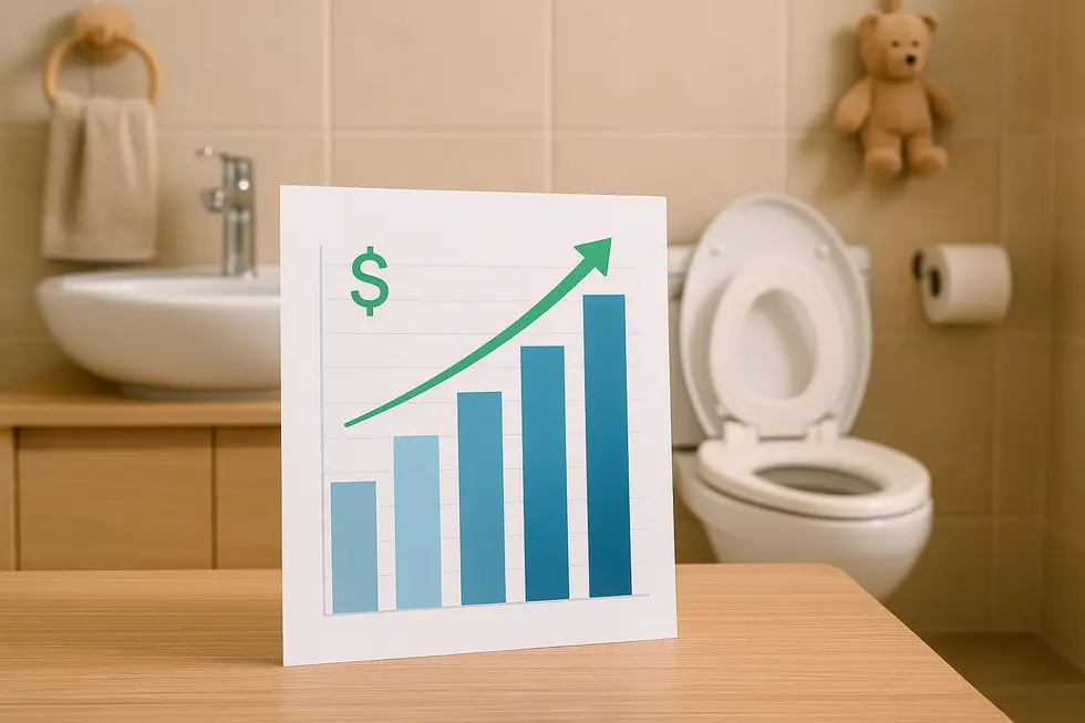 Advanced bidet designs tailored for children, integrating technology for safety and comfort.