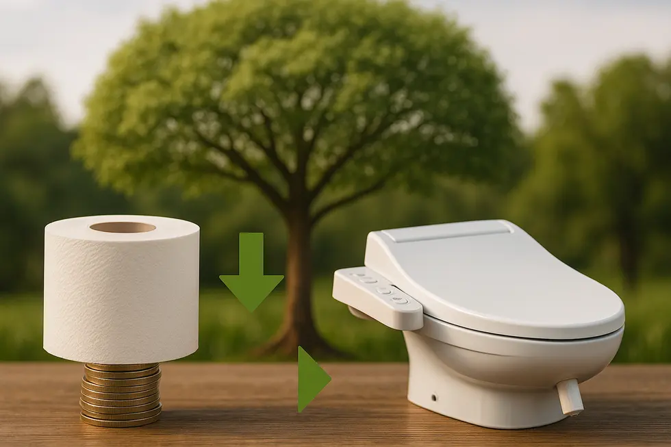 A modern self-cleaning bidet equipped with advanced features for optimal hygiene.