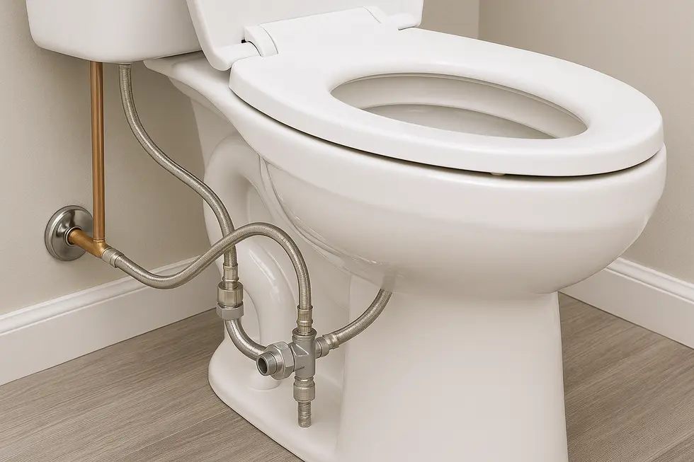 A state-of-the-art bidet system illustrating recent technological advancements in bidet technology.